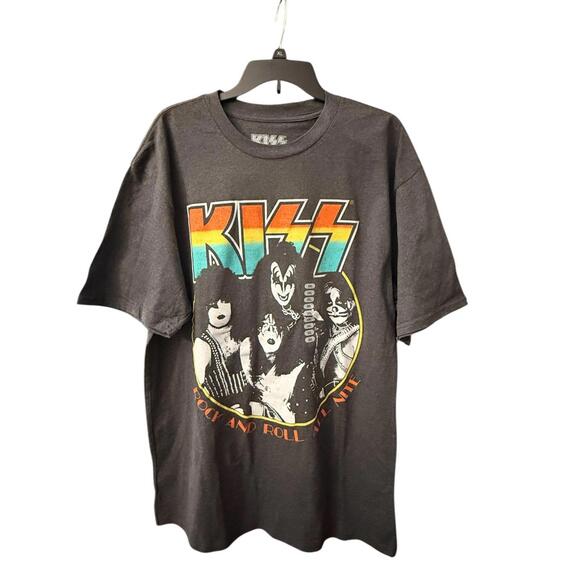 Kiss Other - NWT KISS Band T-Shirt "Rock and Roll All Nite" Graphic Size 1XLT